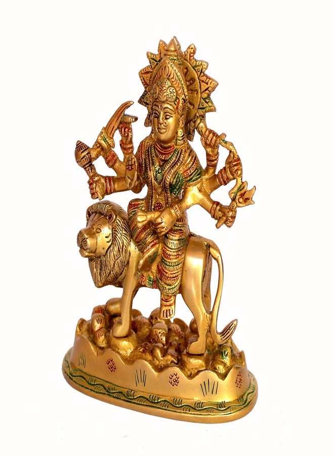 إسبلانيد تمثال نحاسي eSplanade Maa Durga MATA Rani Murti Idol (6.5 بوصة) - Image 5